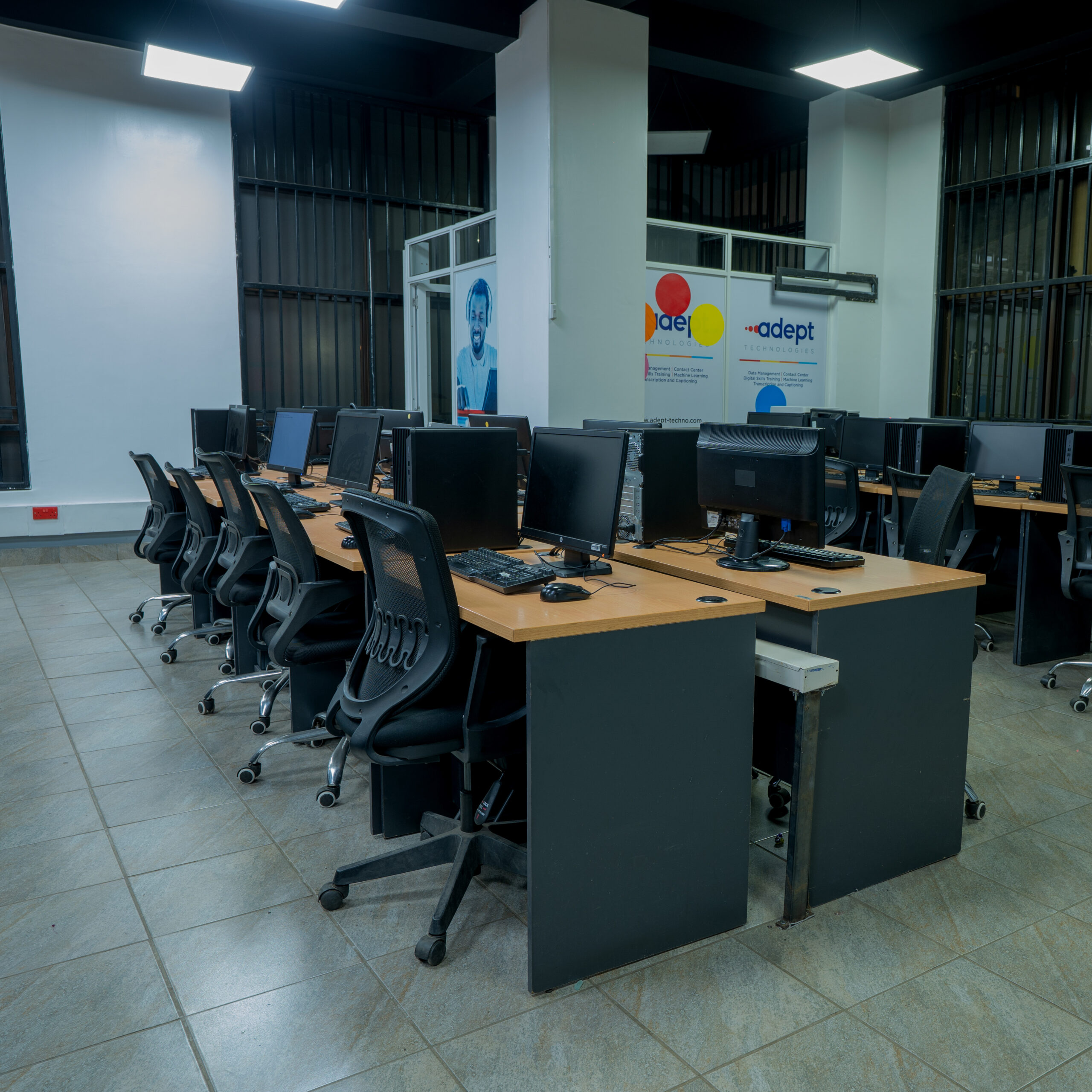 Adept Technologies customer service workspace